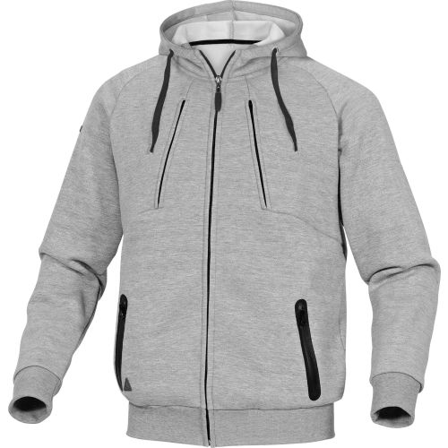 Veste sweat molleton gris clair T3XL - DELTA PLUS - ANZIOGR3X pas cher
