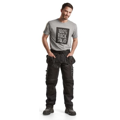 Pantalon polycoton X1500 noir taille 40L - BL&Aring;KL&Auml;DER - 150013809900C146 pas cher Secondaire 8 L