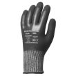 Gant tricoté anti-coupure EUROCUT N555 EUROTECHNIQUE double enduction bleu/noir T7 - COVERGUARD - 1CRFN07 pas cher