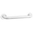 Barre d'appui droite BASIC D32 400mm &eacute;poxy blanc - DELABIE - 350504W pas cher