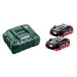 Pack 18V  de 2 batteries LiHD 4Ah avec un chargeur ASC 55 METABO 685174000 photo du produit