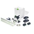 Scie plongeante 36V TSC 55 5,2 KEBI-Plus/XL-FS + 2 batteries 5,2 Ah + 2 chargeurs + Systainer FESTOOL 577006 photo du produit