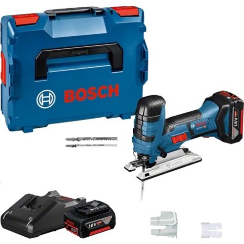 Scie sauteuse 18V GST18V-LI S + 2 batteries 4 Ah + chargeur + coffret L-BOXX BOSCH 06015A5107 photo du produit