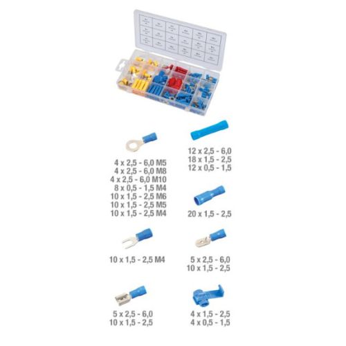 Assortiment de cosses 160 pièces KS TOOLS 970.0290 photo du produit Secondaire 1 L