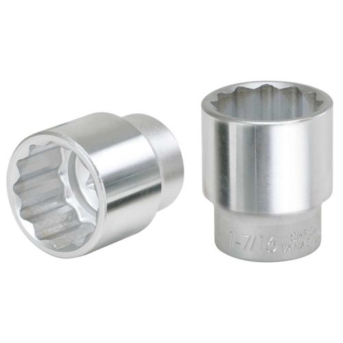 Douille 12 pans 1'' courtes en chrome vanadium 2,3/4'' KS TOOLS 911.1098 photo du produit