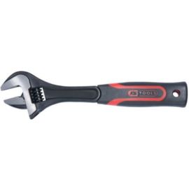 Clé à molette Ks tools à manche bi-matière lame en acier trempé - 577.025 photo du produit Principale M