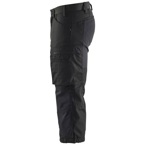 Pantacourt Maintenance stretch noir T38 - BLÅKLÄDER - 142918459900C44 pas cher Secondaire 3 L