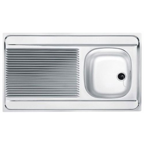 Evier monocuve inox MAN711-1000 avec égouttoir 1000x600cm à poser - FRANKE - 013939 pas cher