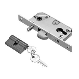 Serrure à crochet axe 30mm pour porte coulissante coffre de 53mm - IBFM - A27005 pas cher Principale M