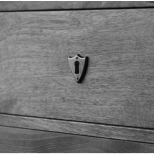 Entr&eacute;e cl&eacute; directoir hauteur 30mm zamak finition vieux fer - CADAP - 1236/5V pas cher Secondaire 1 L