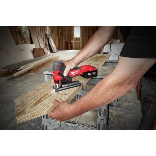 Scie sauteuse pommeau 18 V M18 FBJS-502X + 2 batteries 5 Ah + chargeur + HD BOX MILWAUKEE 4933464800 photo du produit Secondaire 4 L