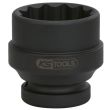 Douille 1'' 12 pans 55 mm pour arbre d'embrayage KS TOOLS 450.0405 photo du produit Secondaire 2 S