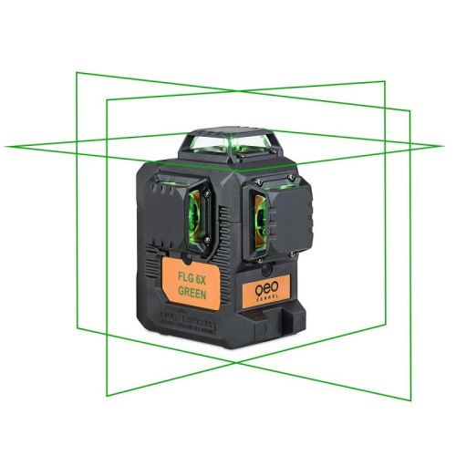 Pack laser multilignes FLG 6X-GREEN +  batterie + chargeurs en saccoche rembourrée GEO FENNEL 534630 photo du produit Secondaire 4 L