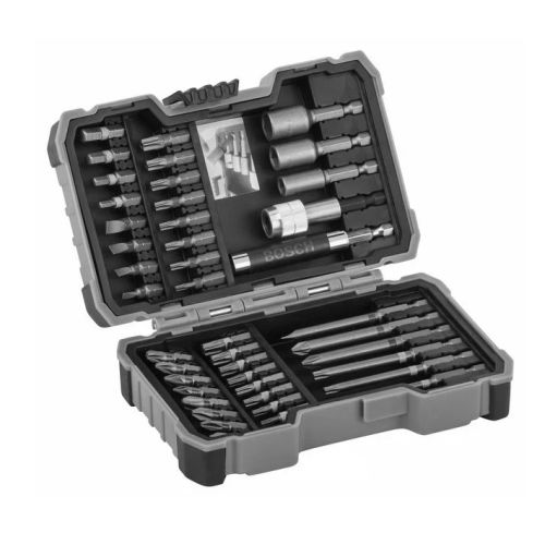 Coffret d'embouts de vissage Extra Hard 1/4'' avec douilles 43 pièces - BOSCH - 2607017164 pas cher