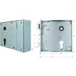 Serrure en applique cylindre 120 mm gauche tirant 0308PZW/80 BEVER 88PLE photo du produit Secondaire 1 S