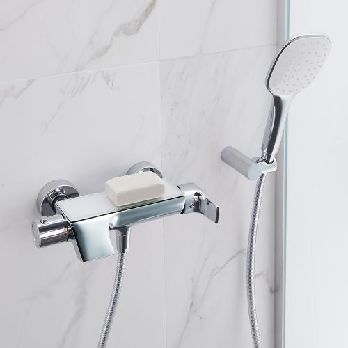 Mitigeur bain-douche thermostatique URBAN CHIC chromé 213901S - RAMON SOLER - 21C302414 pas cher Secondaire 2 L