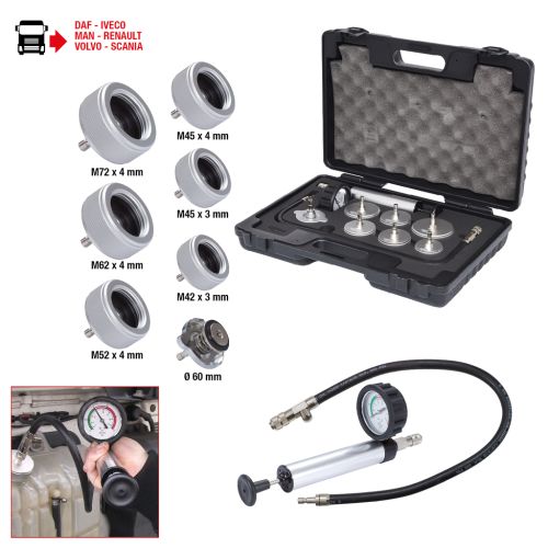 Testeur de pression du circuit de refroidissement KS TOOLS 455.0110 photo du produit