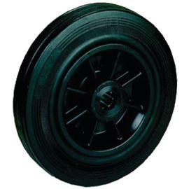 Roue standard Wicke caoutchouc noir - 31176 photo du produit Principale M
