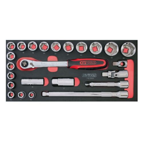 Composition d'outils 2 tiroirs pour servante 114 pi&egrave;ces KS TOOLS 714.0114 photo du produit Secondaire 3 L