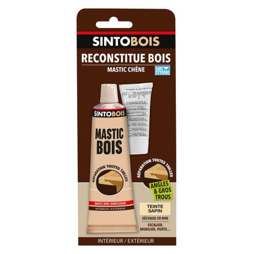 Sintobois mastic bi-composants standard sans styrène 550 g SINTO 139791 photo du produit Principale L
