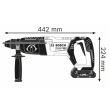 Perforateur SDS Plus 18 V GBH 18V-26 D 2,5J (sans batterie ni chargeur) en coffret standard BOSCH 0611916000 photo du produit Secondaire 1 S