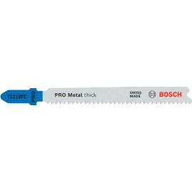 Lots de 5 lames scie sauteuse Bosch T121BFC Pro bimétal 92 mm pas 2 mm T - 2608655110 photo du produit Principale M