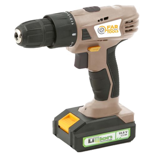 Perceuse visseuse 10,8 V LI 108B + 1 batterie 1,3 Ah Li-ion + chargeur FARTOOLS ONE 215399 photo du produit Secondaire 1 L
