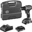 Perceuse-visseuse 18V GSR 18V-45 + 2 batteries GBA 2Ah + chargeur en coffret L-CASE - BOSCH - 6019K3202 pas cher