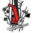 Jeu d'outils de calage Renault DCI KS TOOLS 400.0750 photo du produit Secondaire 1 S