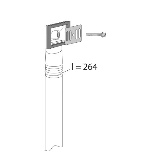 Kit de trop plein avec grille pour évier en grès / inox ou synthèse - VALENTIN - 00 062000 000 00 pas cher