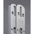 Plaque de rehausse entraxe 70 mm épaisseur 5 mm argent HERACLES D-901RSTD5-F1 photo du produit Secondaire 9 S