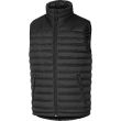 Gilet doudoune sans manche en polyamide ripstop enduit PU noir/rouge TL - DELTA PLUS - GDOONNRGT pas cher