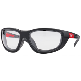 Lunettes de sécurité claires PERFORMANCE avec joint amovible MILWAUKEE 4932471885 photo du produit Principale M