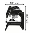 Laser point et ligne 3 x 1,5 V GCL 2-15 (sans batterie ni chargeur) en boîte carton BOSCH 0601066E00 photo du produit Secondaire 3 S