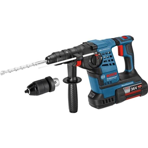 Perforateur-burineur SDS Plus 36 V GBH 36 V-LI Plus + 2 batteries 4 Ah + chargeur rapide + L-BOXX BOSCH 0611906003 photo du produit Secondaire 3 L