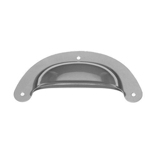 Poignée coquille entraxe 62mm acier finition nickelé - CADAP - 776/63S pas cher