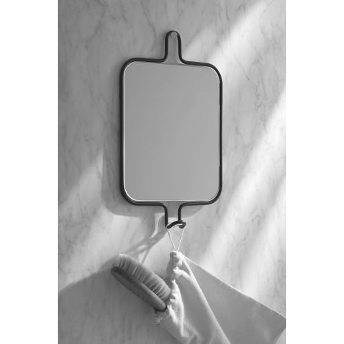 Miroir décoratif avec patère 34x21cm - PRADEL - 760014 pas cher Secondaire 1 L