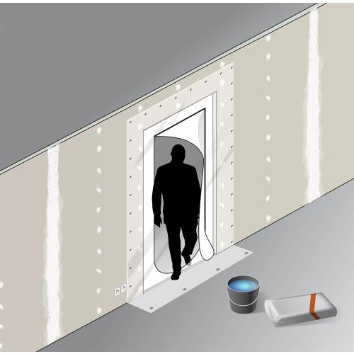 Porte de protection en U zippée en plastique FARTOOLS 212012 photo du produit Secondaire 3 L