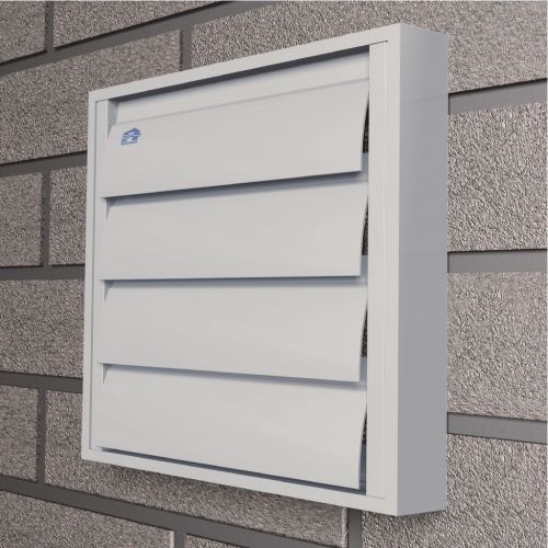 Grille de hotte 210 x 210 mm aluminium blanc RAL9010 RENSON 4332106 photo du produit Secondaire 2 L