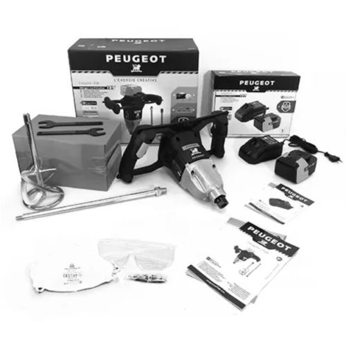 Mélangeur 18V EnergyMix-18VBL Brushless + batterie 5Ah + chargeur - PEUGEOT OUTILLAGE - 852288 pas cher