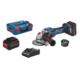 Meuleuse d'angle 18 V Biturbo Bosch GWS 18V-15 SC 18 V + 2 batteries 5,5 Ah + chargeur - 06019H6102 photo du produit Principale M