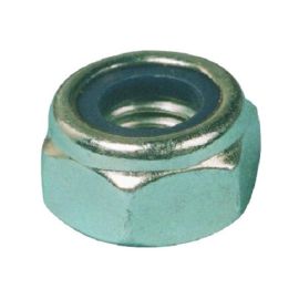 Ecrou frein Stafa Nylstop DIN 985 acier zingu&eacute; blanc M7 - 705000067 pas cher Principale M