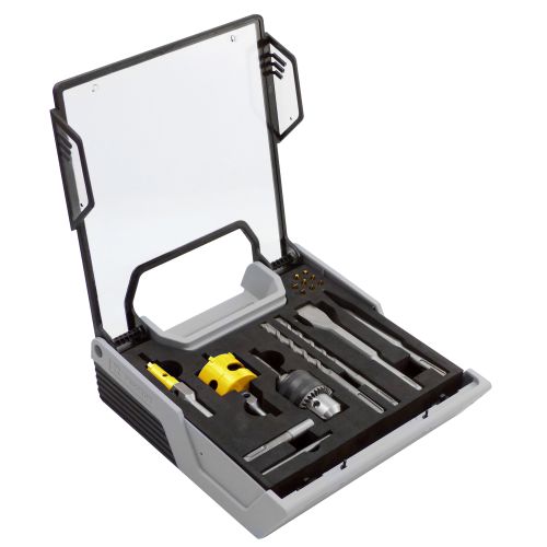 Mallette d'outils pour marteau perforateur SDS+ 21 pièces PEUGEOT OUTILLAGE 200179 photo du produit