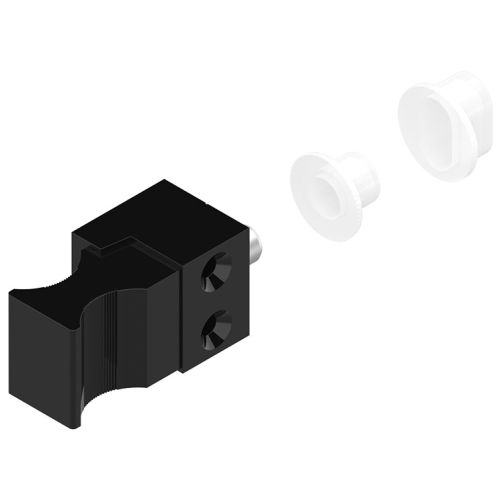 Verrou de condamnation longueur 9,5mm noir mat RAL9005 - LA CROISEE DS - DS6218-013 pas cher