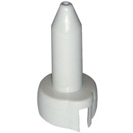 Fourreau BOURG plastique blanc pour paumelle universelle - M-789032 photo du produit Principale M