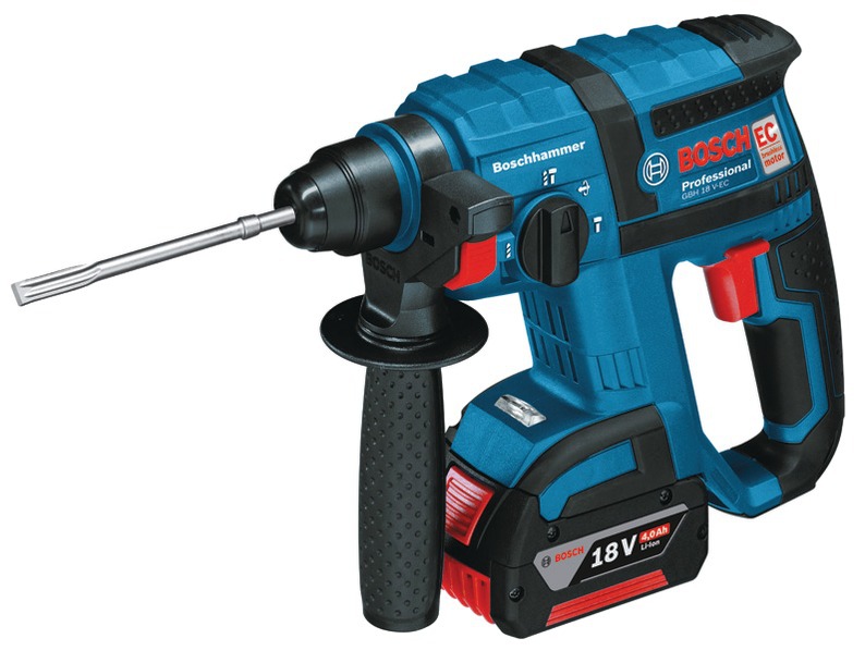 BOSCH PERFO-BURINEUR SDS+ GBH18V-EC 2X 4Ah L-BOXX 