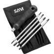 Trousse de tournevis multilames avec lame de rechange pour vis à Fente et pozidriv - SAM OUTILLAGE - TR-8 pas cher