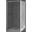 Paroi de douche SUPRA III FIXE 90cm profil&eacute; blanc avec verre transparent - KINEDO - PA1572BTN pas cher
