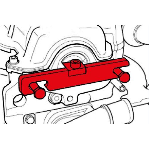 Outil de blocage d'arbres à cames 150 mm KS TOOLS 400.9044 photo du produit Secondaire 1 L