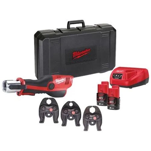 Sertisseuse hydraulique 12 V M12 HPT-202C M-SET + 2 batteries 2 Ah + chargeur + coffret MILWAUKEE 4933443095 photo du produit